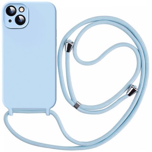 Θήκη Orso Cloud Κορδόνι Cyan iPhone 14