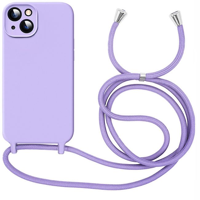 Θήκη Orso Cloud Κορδόνι Violet iPhone 13 ΘΗΚΕΣ OEM Θήκη Orso Cloud Κορδόνι Violet iPhone 13