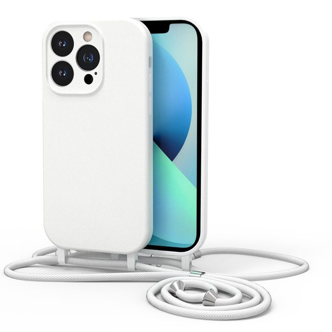 Θήκη Orso Cloud Κορδόνι White iPhone 14 Pro STOCK OFFERS OEM Θήκη Orso Cloud Κορδόνι White iPhone 14 Pro