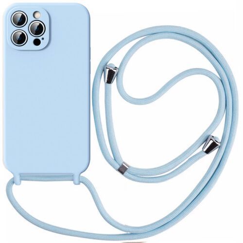Θήκη Orso Cloud Κορδόνι Cyan iPhone 13 Pro