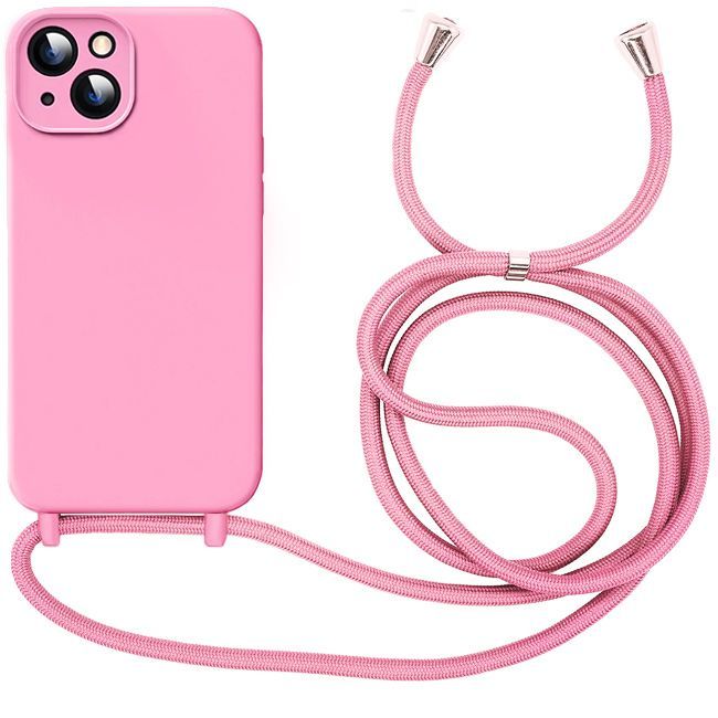 Θήκη Orso Cloud Κορδόνι Pink iPhone 13 ΘΗΚΕΣ OEM Θήκη Orso Cloud Κορδόνι Pink iPhone 13