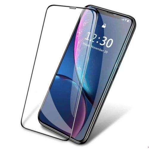 21D Full Glue Black Tempered Glass iPhone XR