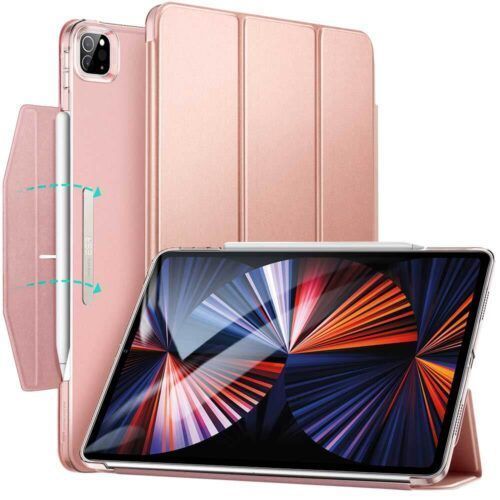 ESR Yippee Trifold with Clasp Rose Gold iPad Pro 12,9 2021/2022 ΘΗΚΕΣ ESR ESR Yippee Trifold with Clasp Rose Gold iPad Pro 12,9 2021/2022