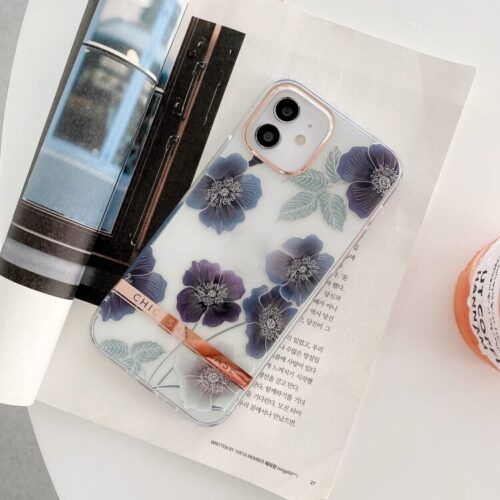 Alternative view of Floral Series Hard Case Mercury Flowers iPhone 14 Pro