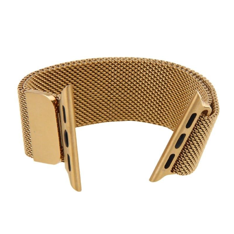 Milanese Loop Gold για Apple Watch 44/45/46/49mm APPLE WATCH Kakapi Milanese Loop Gold για Apple Watch 44/45/46/49mm - Image 3