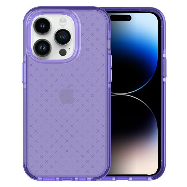Orso iPhone 14 Pro Evo Check Violet Case STOCK OFFERS OEM Orso iPhone 14 Pro Evo Check Violet Case