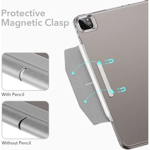 Alternative view of ESR Ascend Trifold with Clasp Grey iPad Pro 12,9 2021/2022