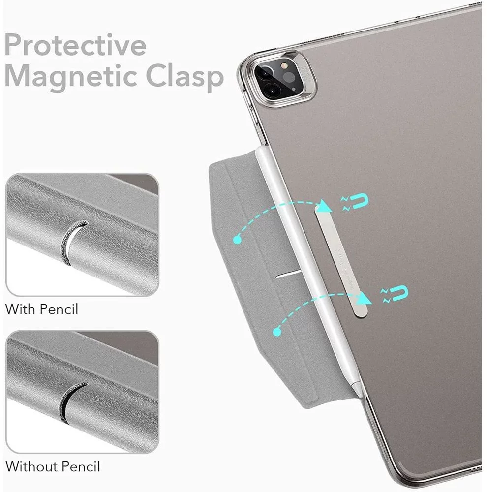 ESR Ascend Trifold with Clasp Grey iPad Pro 12,9 2021/2022 ΘΗΚΕΣ ESR ESR Ascend Trifold with Clasp Grey iPad Pro 12,9 2021/2022 - Image 2
