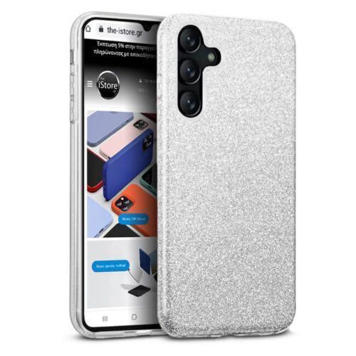 Θήκη Hybrid Strass Silver Samsung Galaxy A26
