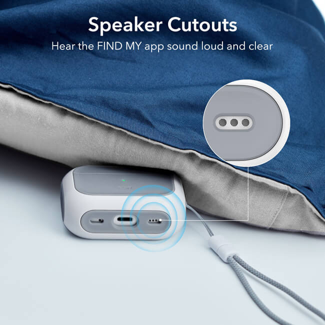 ESR AirPods Pro Orbit Hybrid Case White (MagSafe Compatible) APPLE AIRPODS ESR ESR AirPods Pro Orbit Hybrid Case White (MagSafe Compatible) - Image 7