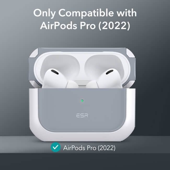 ESR AirPods Pro Orbit Hybrid Case White (MagSafe Compatible) APPLE AIRPODS ESR ESR AirPods Pro Orbit Hybrid Case White (MagSafe Compatible) - Image 3