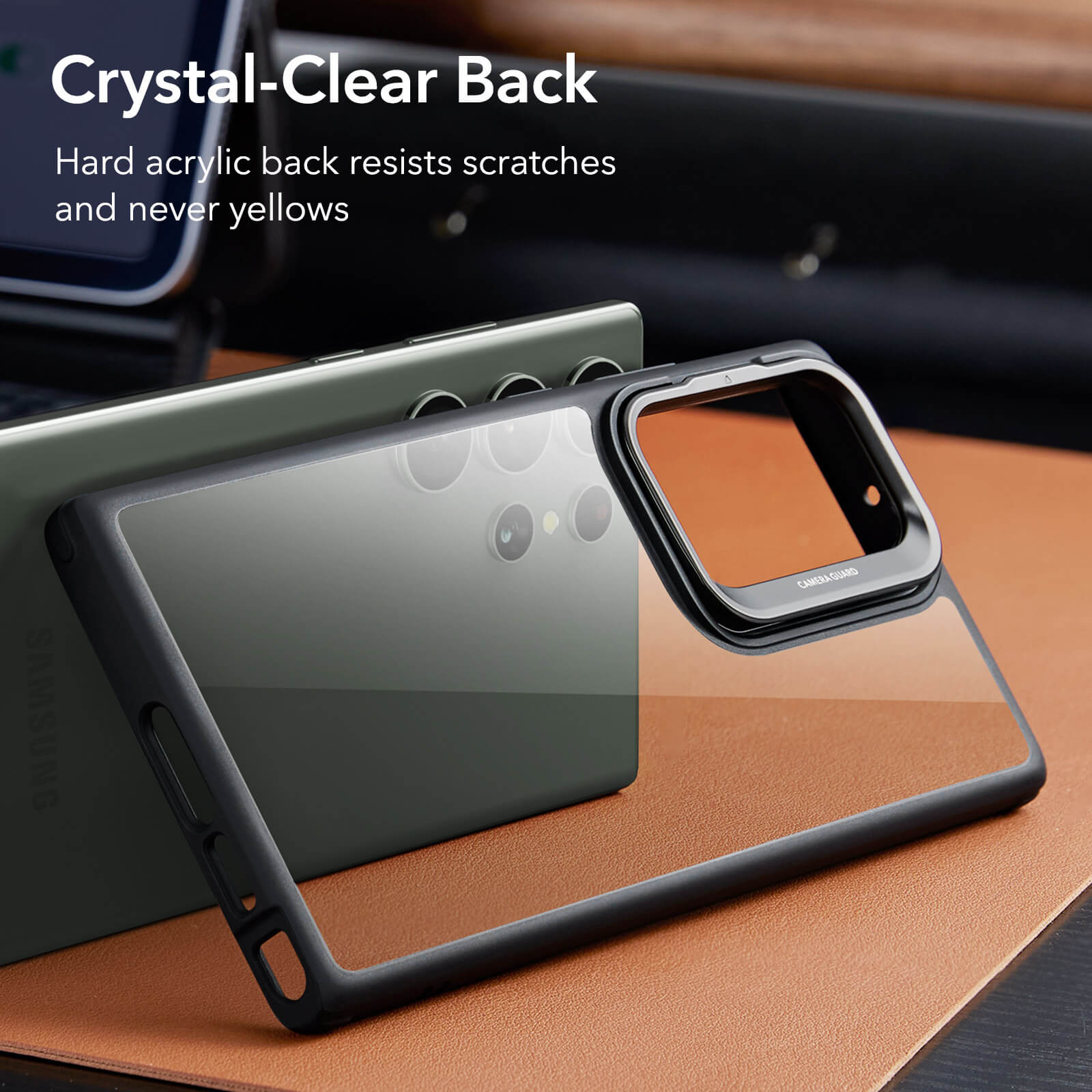 ESR Θήκη Samsung Galaxy S23 Plus Classic Kickstand Clear Black ΘΗΚΕΣ ESR ESR Θήκη Samsung Galaxy S23 Plus Classic Kickstand Clear Black - Image 6