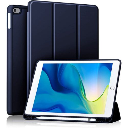 Soft TPU Flexible Pencil Holder Case Blue iPad 10,2 2019/2020/2021 ΘΗΚΕΣ Orso Soft TPU Flexible Pencil Holder Case Blue iPad 10,2 2019/2020/2021