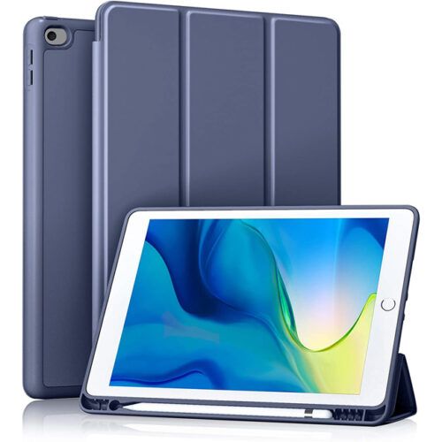 Soft TPU Flexible Pencil Holder Case Lavender iPad 10,2 2019/2020/2021 ΘΗΚΕΣ Orso Soft TPU Flexible Pencil Holder Case Lavender iPad 10,2 2019/2020/2021