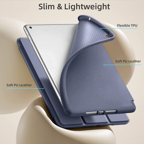 Alternative view of OEM Θήκη Soft TPU Flexible Pencil Holder Beige iPad 9,7 2017/2018