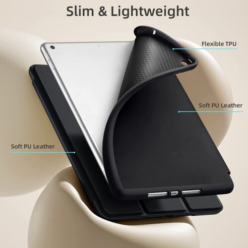 Alternative view of Soft TPU Flexible Pencil Holder Case Black iPad 10,2 2019/2020/2021