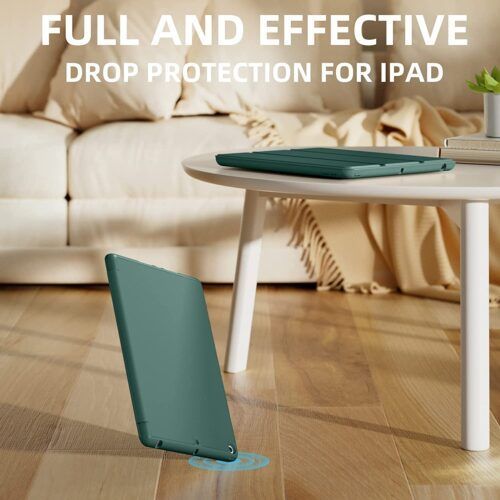 Alternative view of Θήκη Soft TPU Flexible Pencil Holder Forest Green iPad Air 3 2019