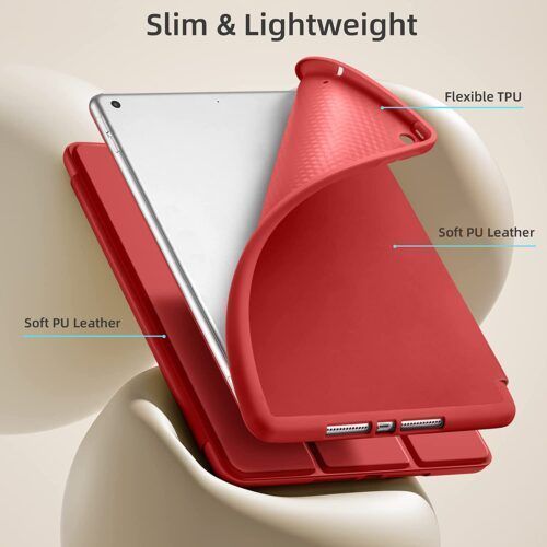 Alternative view of Soft TPU Flexible Pencil Holder Case Blue iPad 10,2 2019/2020/2021
