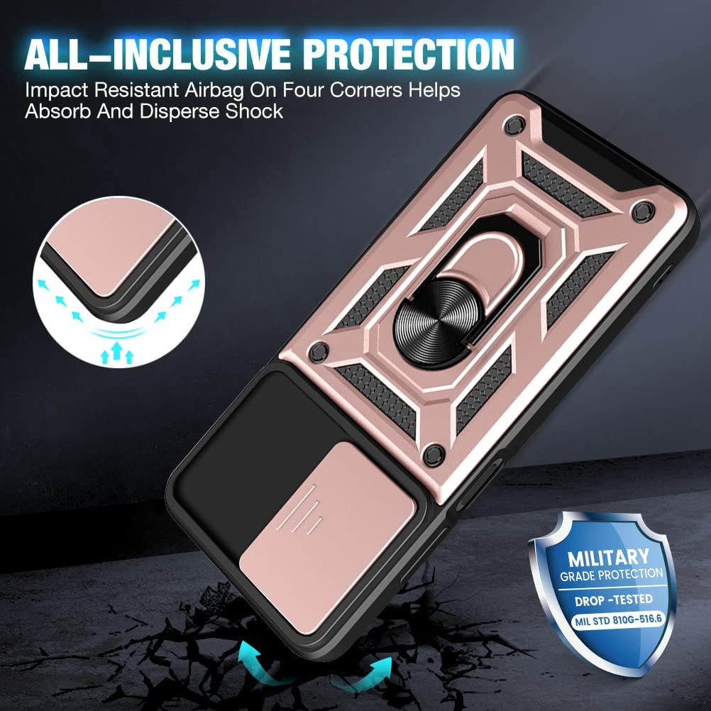 Combo Kickstand Slide Camera Case Black Xiaomi Redmi Note 12 Pro 5G ΘΗΚΕΣ OEM Combo Kickstand Slide Camera Case Black Xiaomi Redmi Note 12 Pro 5G - Image 6