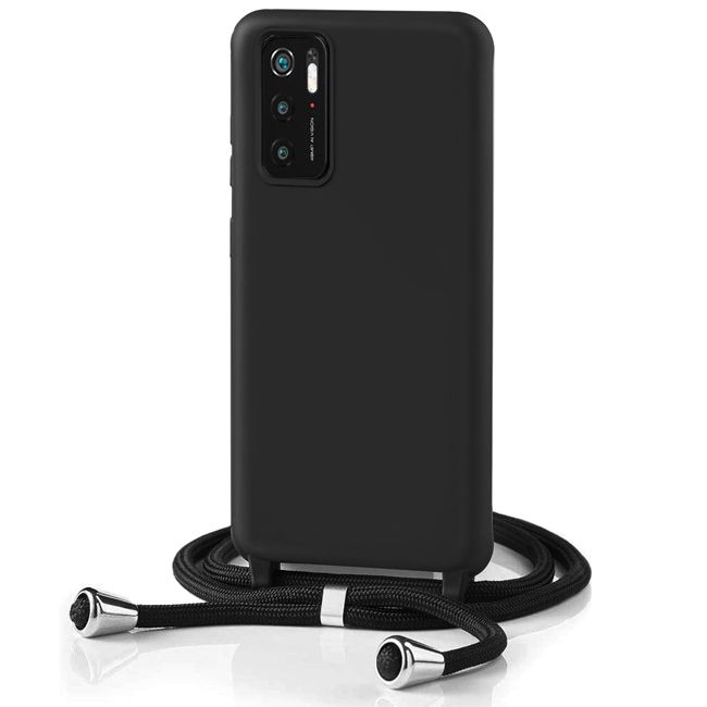 Θήκη Orso Soft TPU Κορδόνι Black Xiaomi Poco M3 Pro 5G ΘΗΚΕΣ OEM Θήκη Orso Soft TPU Κορδόνι Black Xiaomi Poco M3 Pro 5G