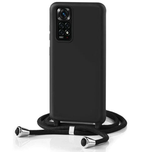 Θήκη Orso Soft TPU Κορδόνι Black Xiaomi Redmi Note 12 Pro 4G