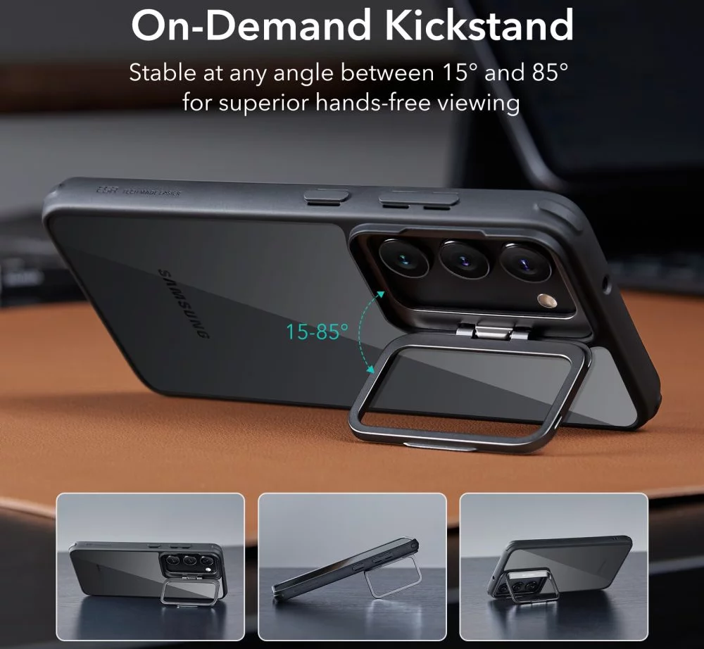 ESR Θήκη Samsung Galaxy S23 Plus Classic Kickstand Clear Black ΘΗΚΕΣ ESR ESR Θήκη Samsung Galaxy S23 Plus Classic Kickstand Clear Black - Image 2