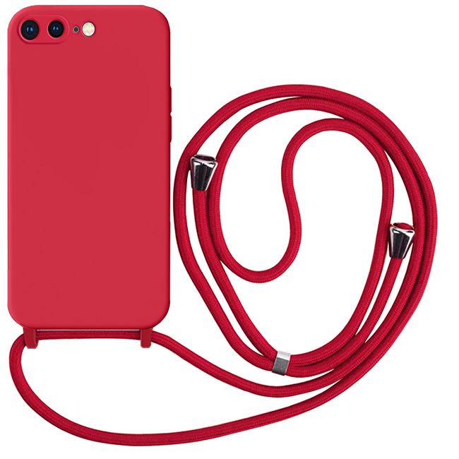 Θήκη Orso Cloud Κορδόνι Red iPhone 7 Plus/8 Plus ΘΗΚΕΣ OEM Θήκη Orso Cloud Κορδόνι Red iPhone 7 Plus/8 Plus