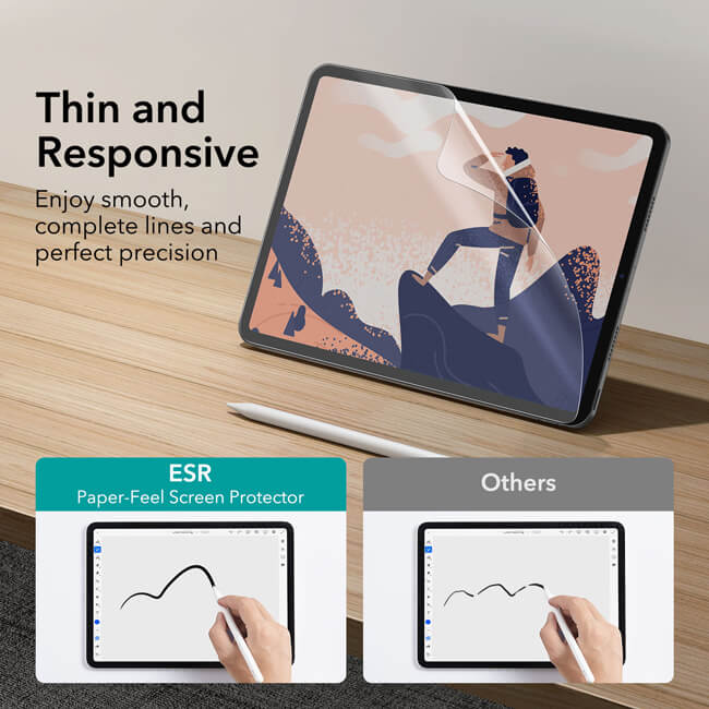 (2 Pack) ESR Screen Protector Paper Feel iPad Pro 11/Air 4/5 (With Easy Installation Kit) ΠΡΟΣΤΑΣΙΑ ΟΘΟΝΗΣ ESR (2 Pack) ESR Screen Protector Paper Feel iPad Pro 11/Air 4/5 (With Easy Installation Kit) - Image 10