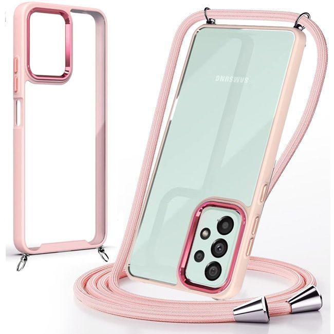 Θήκη Orso Shield Κορδόνι Clear Rose Samsung Galaxy A54 ΘΗΚΕΣ Orso Θήκη Orso Shield Κορδόνι Clear Rose Samsung Galaxy A54