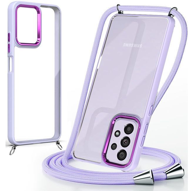 Θήκη Orso Shield Κορδόνι Clear Violet Samsung Galaxy S24 FE 5G ΘΗΚΕΣ Orso Θήκη Orso Shield Κορδόνι Clear Violet Samsung Galaxy S24 FE 5G