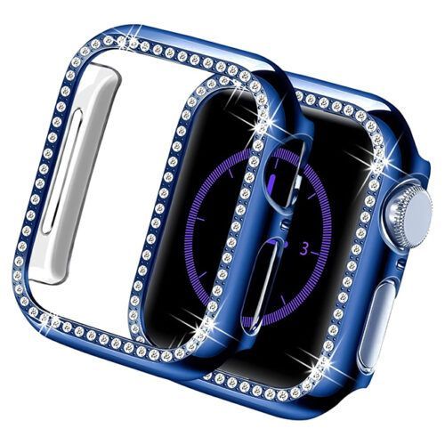 Θήκη Hard Diamonds Blue Apple Watch 45mm APPLE WATCH Orso Θήκη Hard Diamonds Blue Apple Watch 45mm