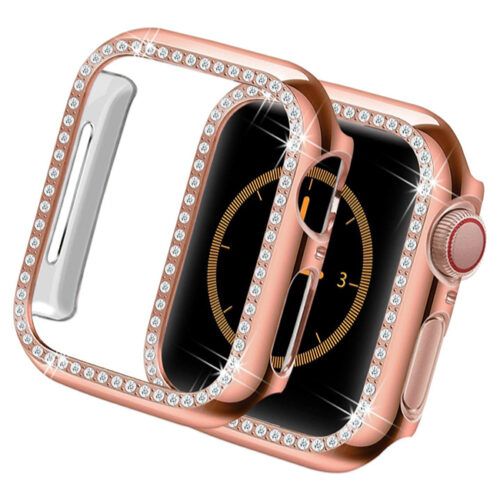 Θήκη Hard Diamonds Rose Gold Apple Watch 45mm