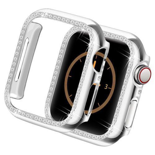 Θήκη Hard Diamonds Silver Apple Watch 45mm APPLE WATCH Orso Θήκη Hard Diamonds Silver Apple Watch 45mm
