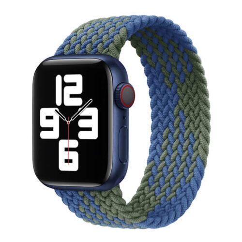 Hera Braided Blue/Green Λουράκι για Apple Watch 44/45/46/49mm (Size: L) APPLE WATCH Orso Hera Braided Blue/Green Λουράκι για Apple Watch 44/45/46/49mm (Size: L)