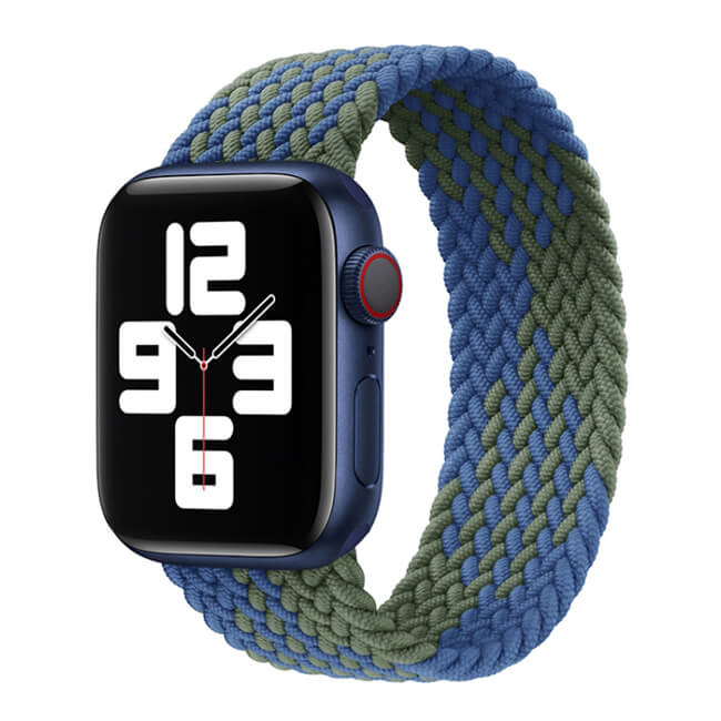 Hera Braided Blue/Green Λουράκι για Apple Watch 44/45/46/49mm (Size: M) APPLE WATCH Orso Hera Braided Blue/Green Λουράκι για Apple Watch 44/45/46/49mm (Size: M)