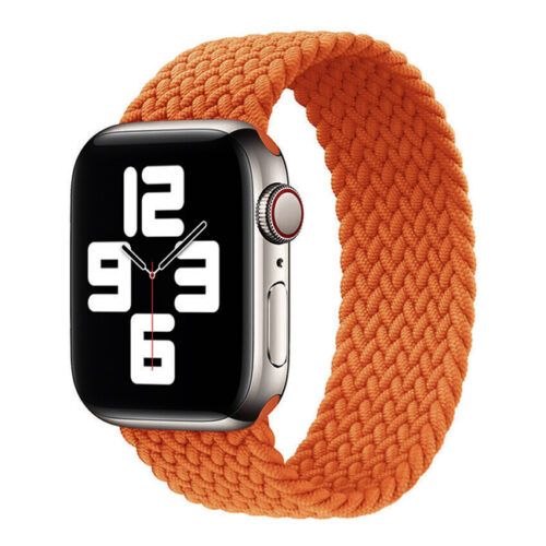 Hera Braided Orange Λουράκι για Apple Watch 44/45/46/49mm (Size: L) APPLE WATCH Orso Hera Braided Orange Λουράκι για Apple Watch 44/45/46/49mm (Size: L)