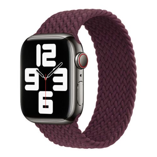 Hera Braided Wine Λουράκι (Size M) για Apple Watch 38/40/41/42mm Series 10 2024