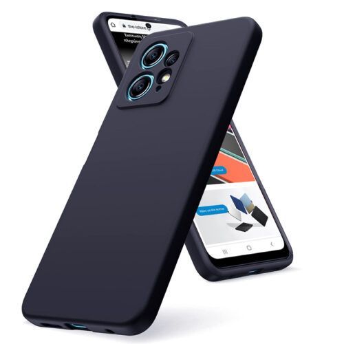 Θήκη Rubber Silk Dark Blue Xiaomi Redmi Note 12 4G ΘΗΚΕΣ OEM Θήκη Rubber Silk Dark Blue Xiaomi Redmi Note 12 4G