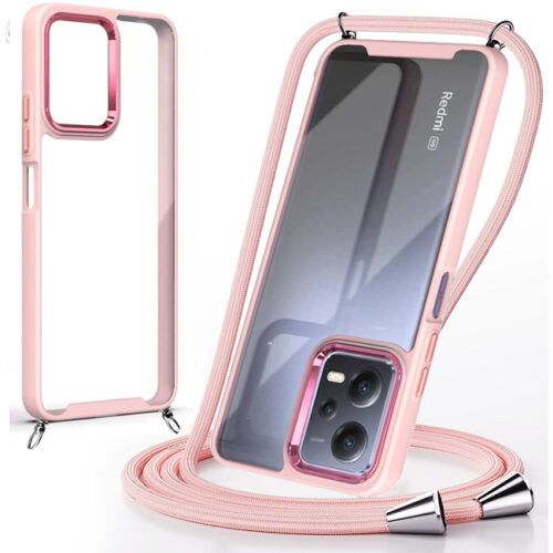 Θήκη Orso Shield Κορδόνι Clear Rose Xiaomi Redmi 12 4G/5G ΘΗΚΕΣ Orso Θήκη Orso Shield Κορδόνι Clear Rose Xiaomi Redmi 12 4G/5G