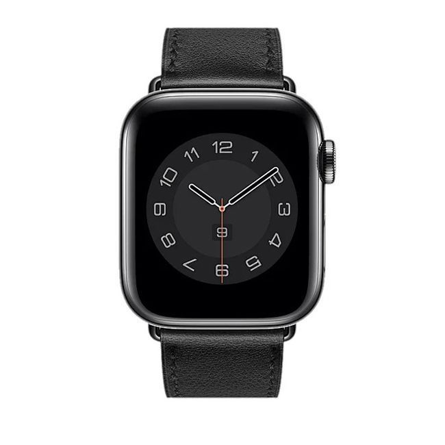 WiWU Attelage Genuine Leather Band Apple Watch 44/45/46/49mm Black APPLE WATCH WIWU WiWU Attelage Genuine Leather Band Apple Watch 44/45/46/49mm Black - Image 5