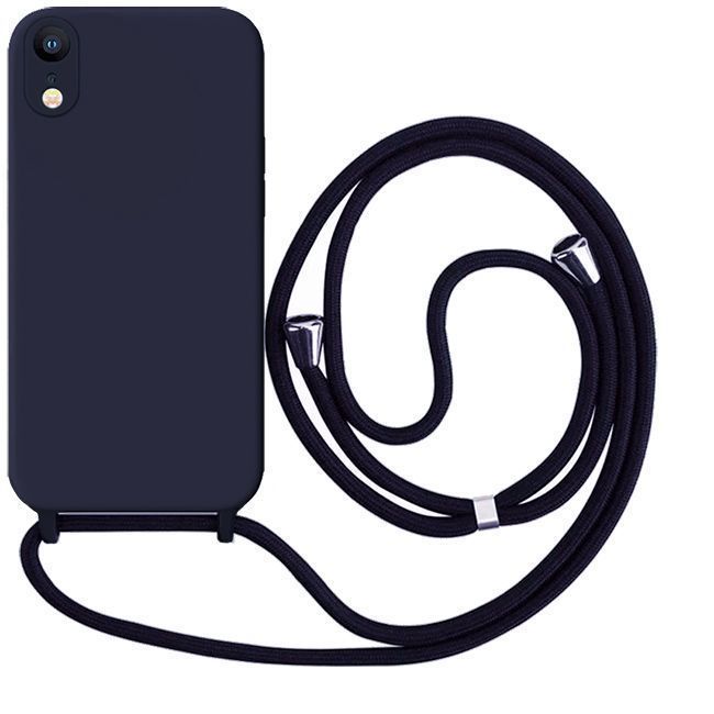 Θήκη Orso Cloud Κορδόνι Dark Blue iPhone XR STOCK OFFERS OEM Θήκη Orso Cloud Κορδόνι Dark Blue iPhone XR