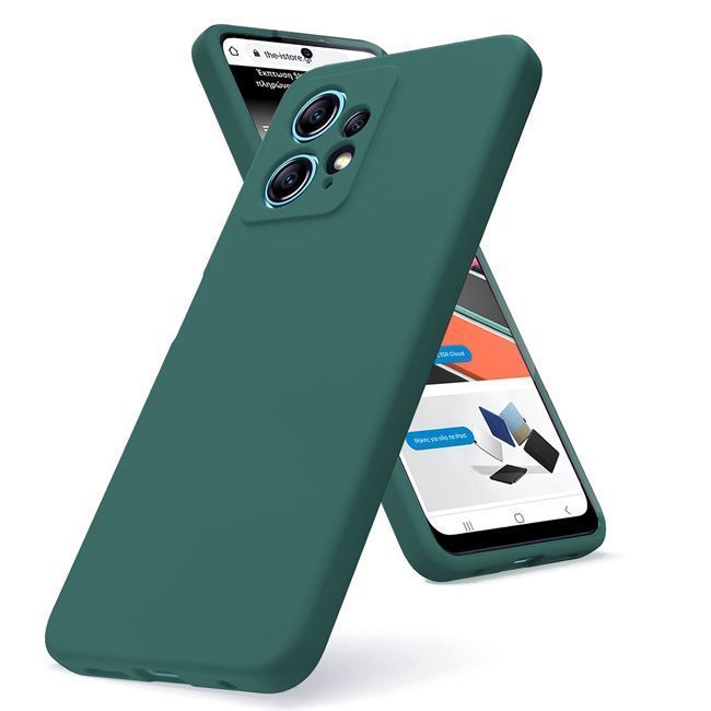Θήκη Rubber Silk Green Xiaomi Redmi Note 12 4G ΘΗΚΕΣ OEM Θήκη Rubber Silk Green Xiaomi Redmi Note 12 4G