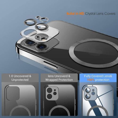 Alternative view of Θήκη Orso Magsafe Camera Protection Bare Look Black iPhone 11