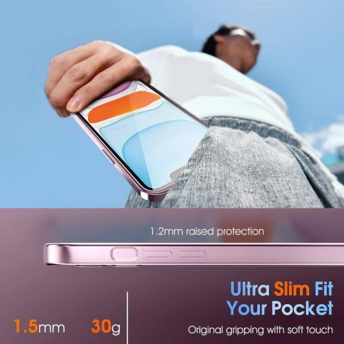Alternative view of Θήκη Orso Magsafe Camera Protection Bare Look Rose Gold iPhone 11