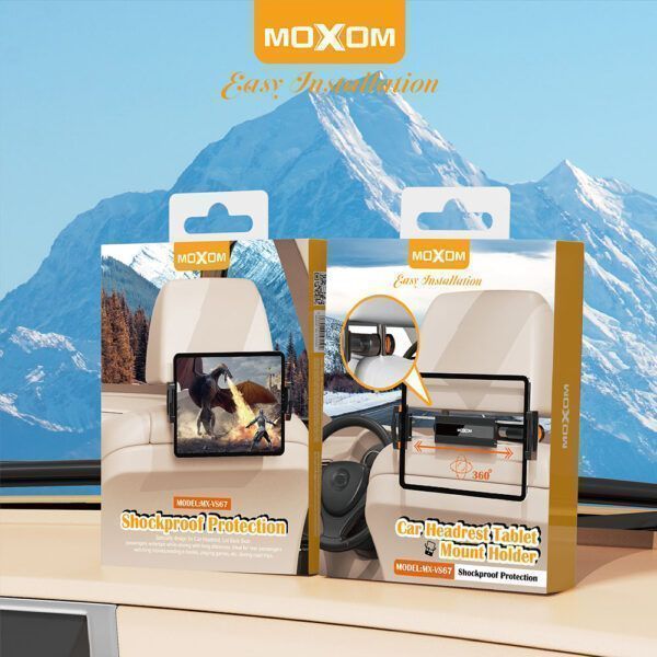 Moxom Car Headrest Mount Holder (MX-VS67) ΑΞΕΣΟΥΑΡ MoXom Moxom Car Headrest Mount Holder (MX-VS67) - Image 3