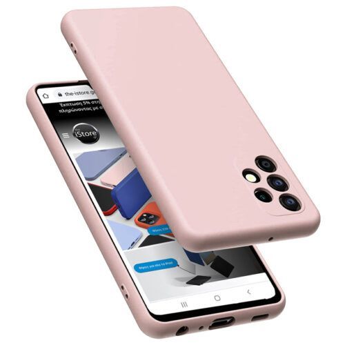 Θήκη Rubber Silk Pink Sand Samsung Galaxy A32 5G ΘΗΚΕΣ OEM Θήκη Rubber Silk Pink Sand Samsung Galaxy A32 5G