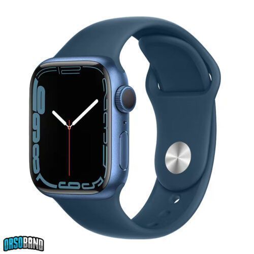 Orso Deep Blue Silicone Λουράκι Apple Watch 44/45/46/49mm
