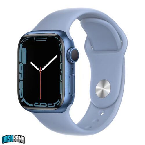 Orso Misty Blue Silicone Λουράκι Apple Watch 44/45/46/49mm