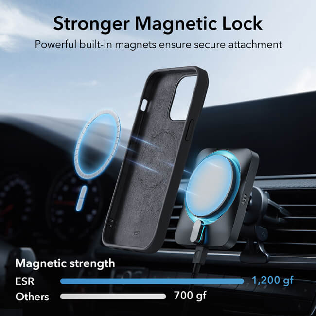 Θήκη ESR Cloud HaloLock MagSafe Black iPhone 15 ΘΗΚΕΣ ESR Θήκη ESR Cloud HaloLock MagSafe Black iPhone 15 - Image 3