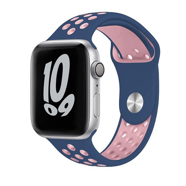 Orso Oriental Blue/Pink Sport Silicone Λουράκι Apple Watch 38/40/41/42mm Series 10 2024 APPLE WATCH Orso Orso Oriental Blue/Pink Sport Silicone Λουράκι Apple Watch 38/40/41/42mm Series 10 2024